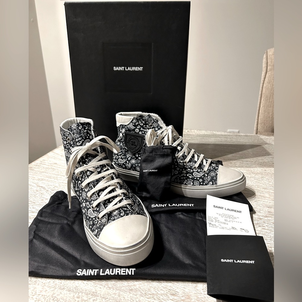 Saint Laurent SolarBand Skull/Moon Plus Lux Nero+Blacnco